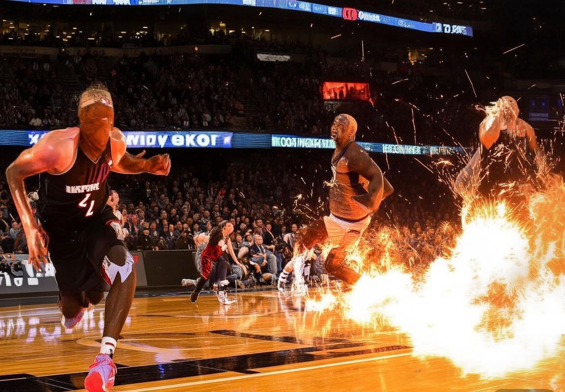 2019 NBA热火尼克斯巅峰对决：激情火花碰撞回顾(图3)